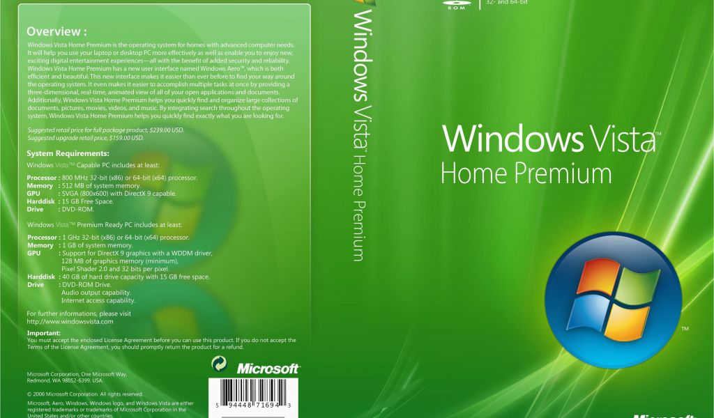 Windows vista home premium download microsoft