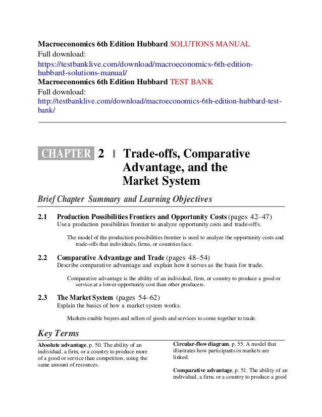 Microeconomics sixth edition hubbard pdf